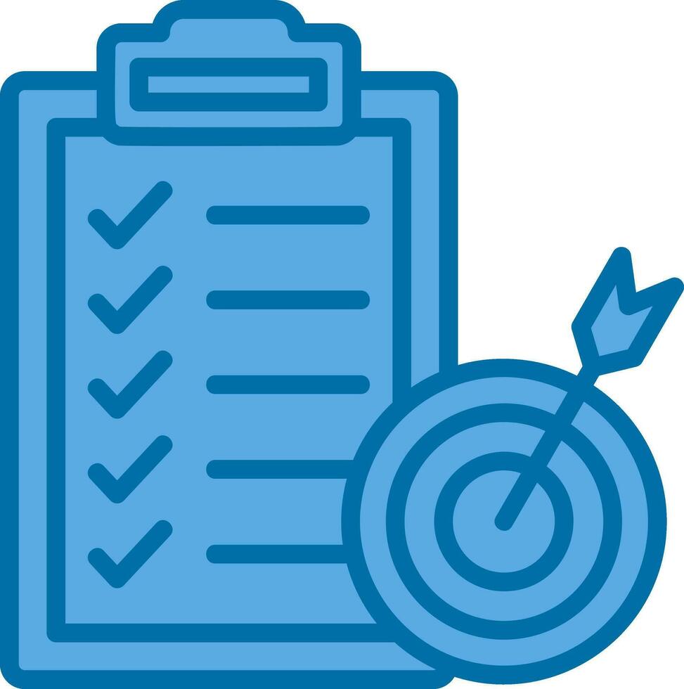 Goal Setting Vector Icon Design