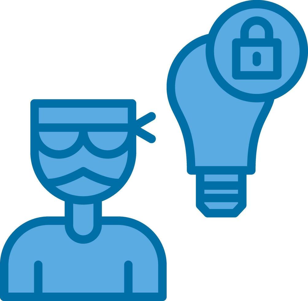 Intellectual Property Theft Vector Icon Design