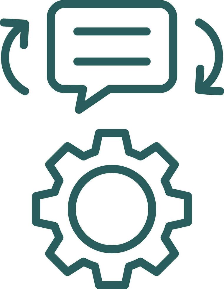 Feedback Mechanisms Vector Icon Design