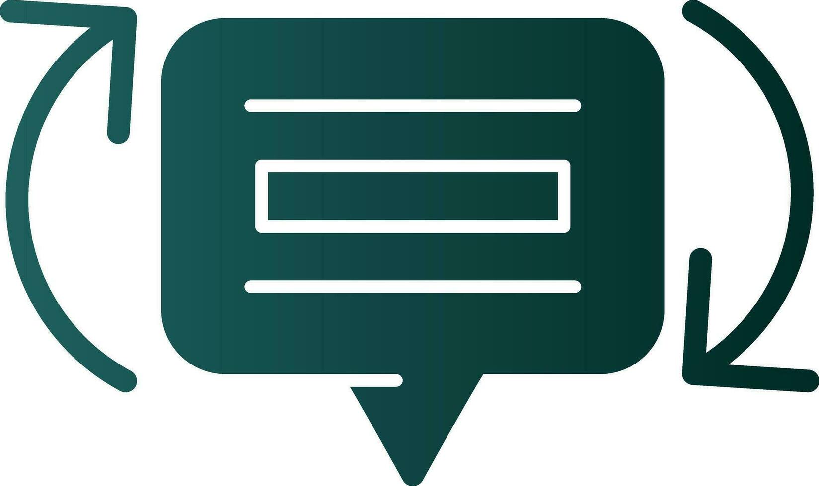 Feedback Loops Vector Icon Design