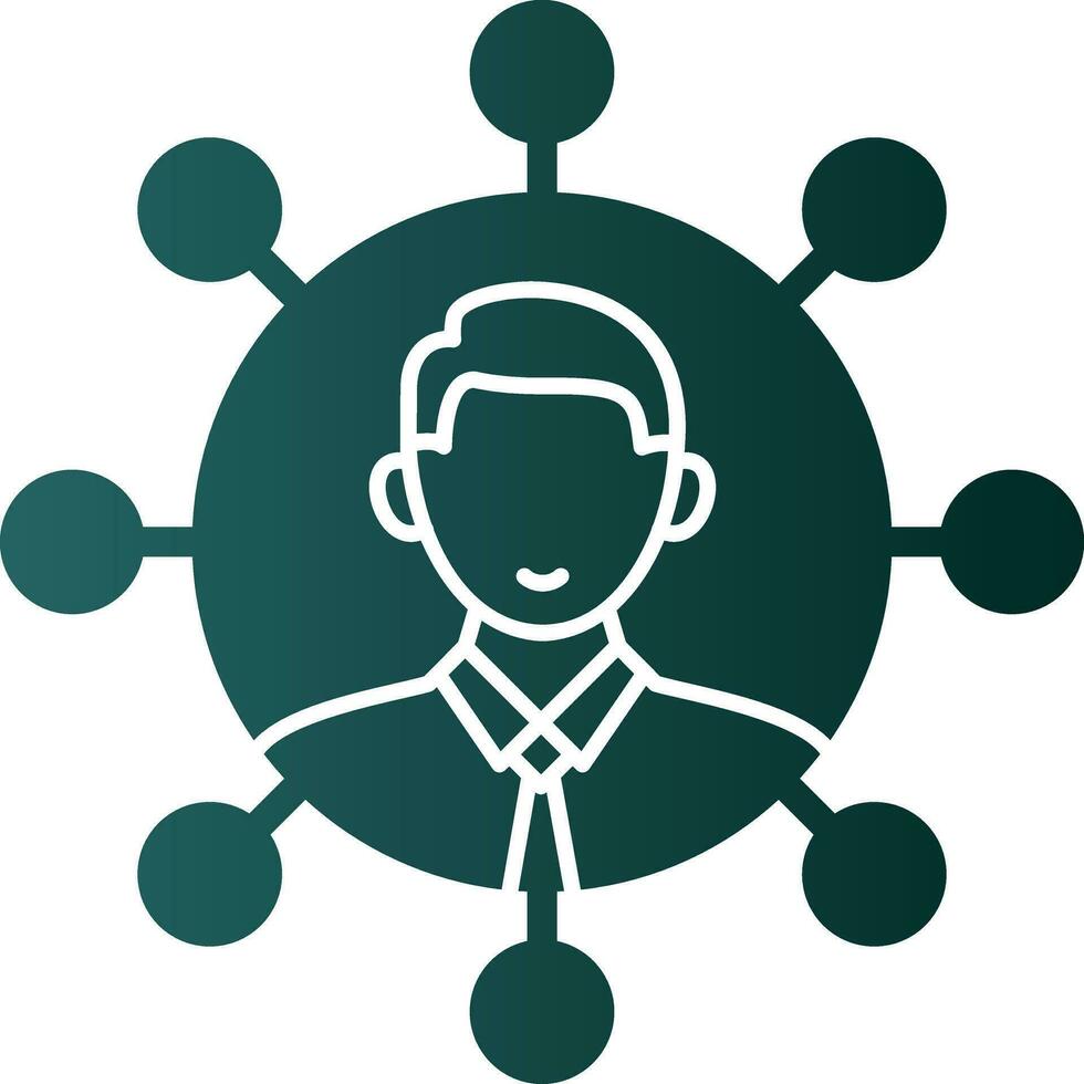 Stakeholder Management Vector Icon Design