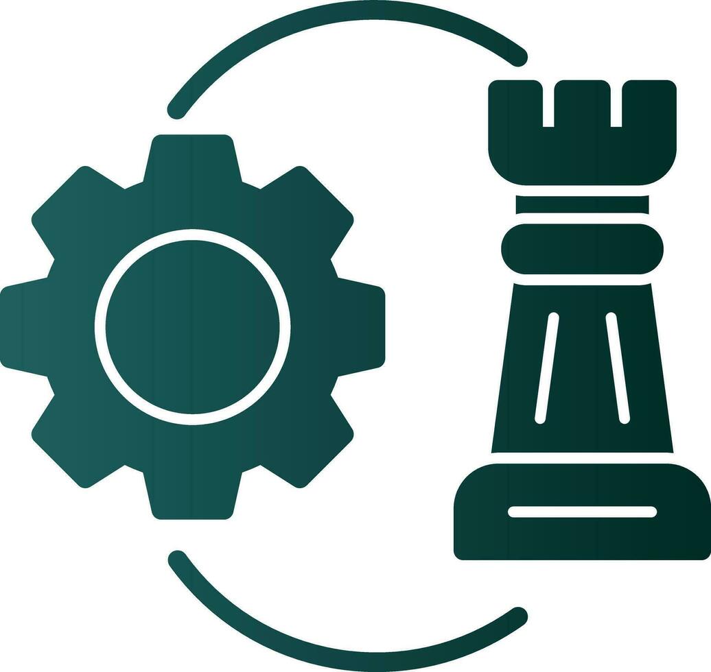 Strategic Execution Vector Icon Design