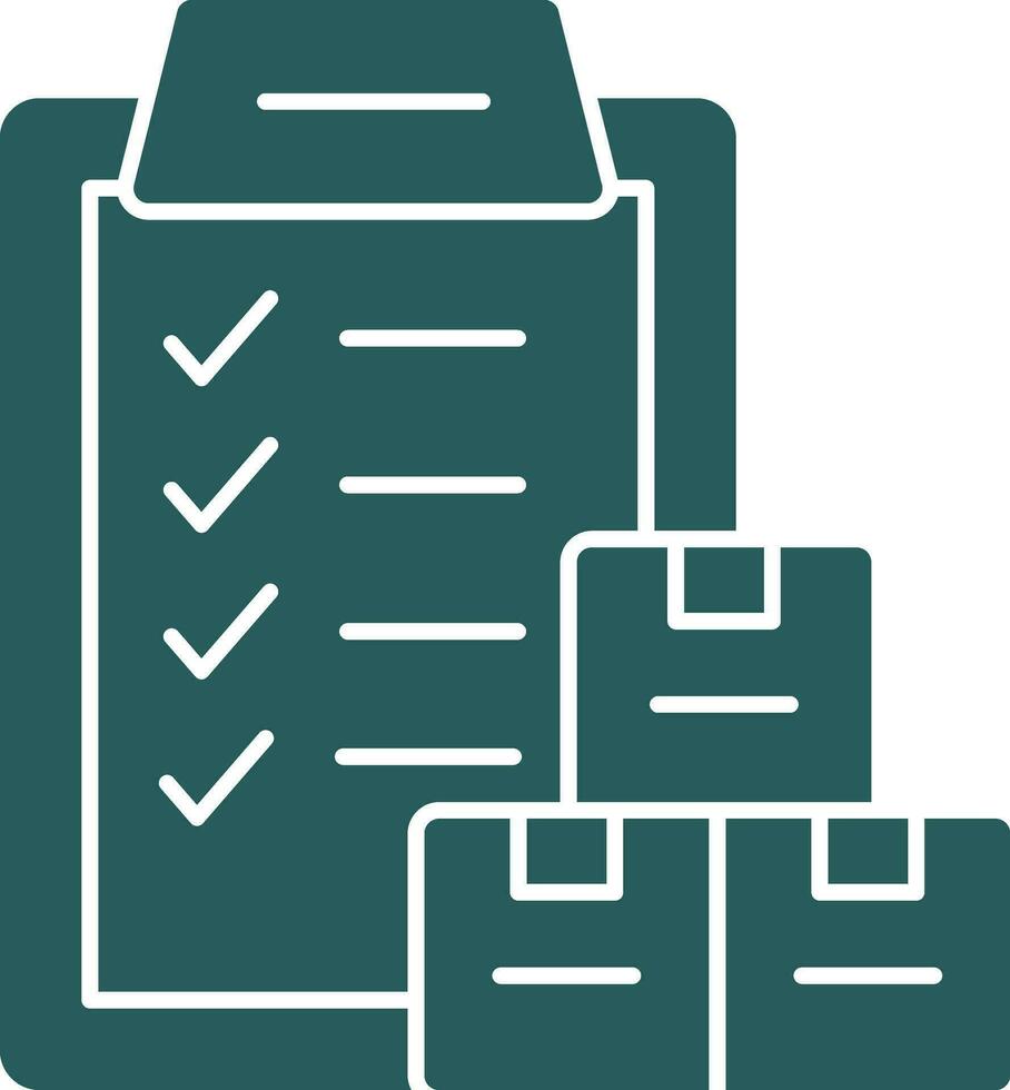 Inventory Management Vector Icon Design