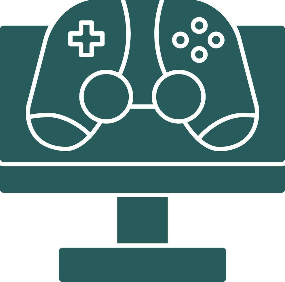 Monitor Screen Vector Icon Design