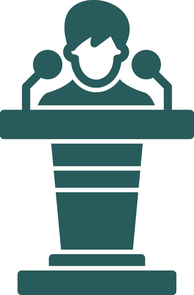 Podium Vector Icon Design