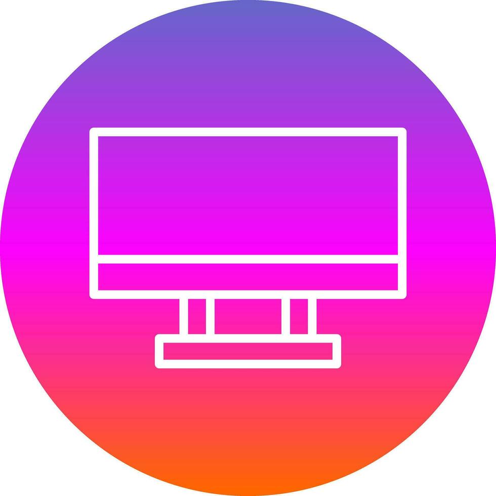Monitor Screen Vector Icon Design