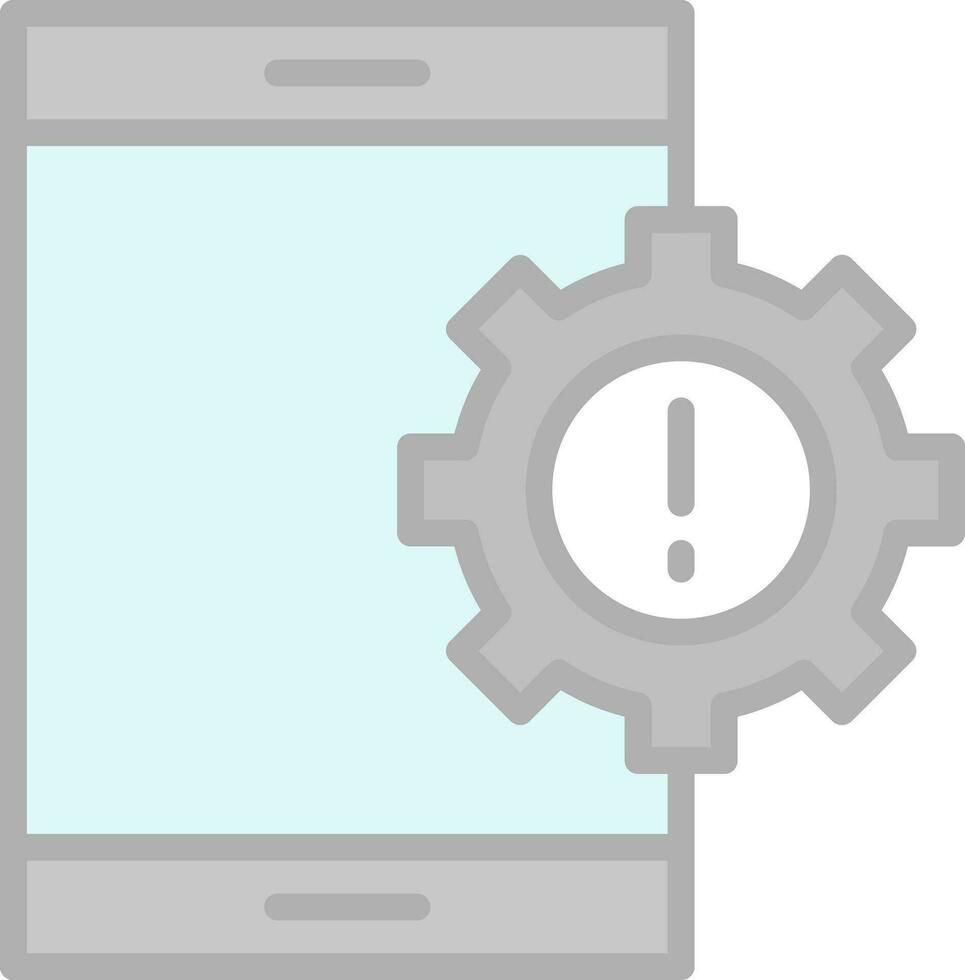 Mobile App Vulnerabilities Vector Icon Design