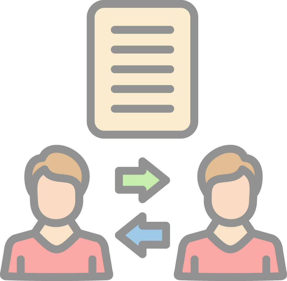 Contract Disputes Vector Icon Design