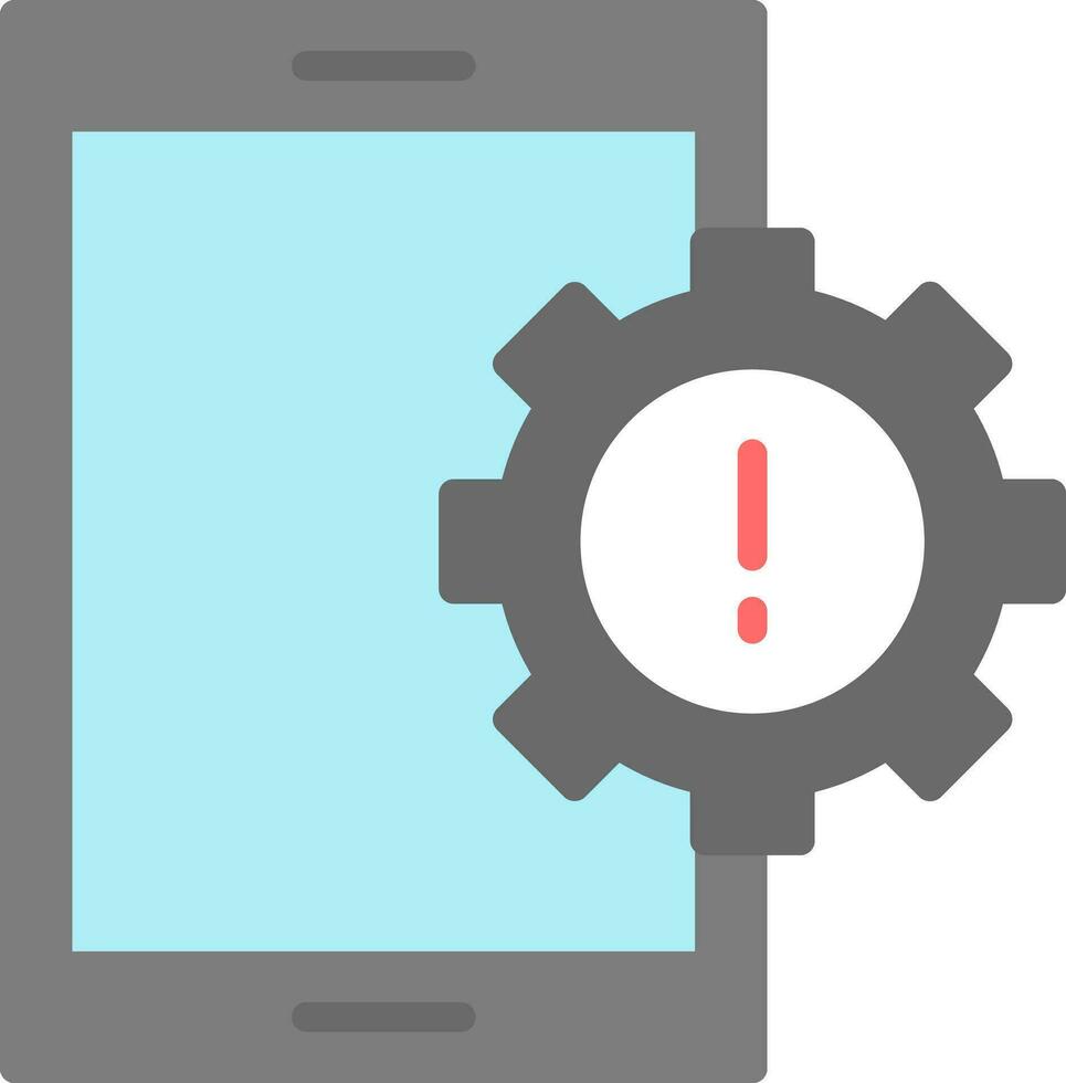 Mobile App Vulnerabilities Vector Icon Design