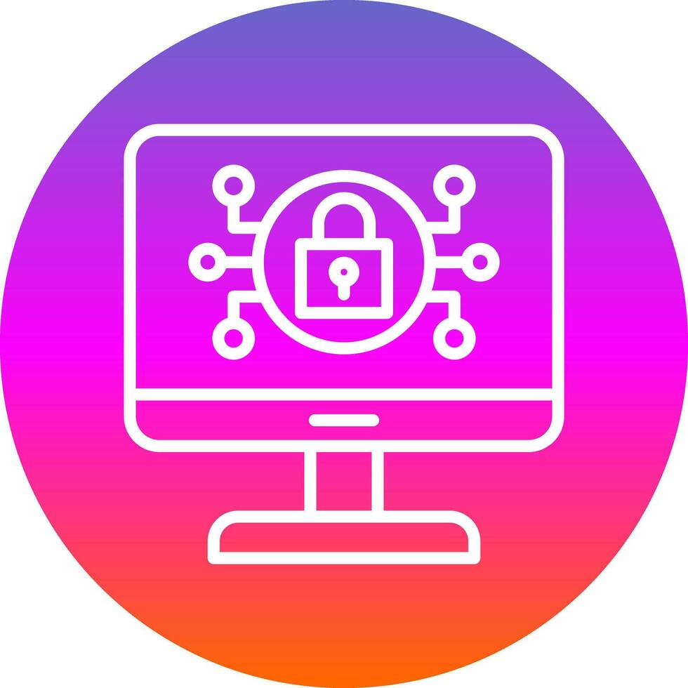 Online Security Risks Vector Icon Design