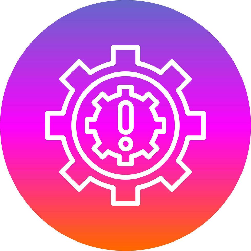 Automation Disruption Vector Icon Design