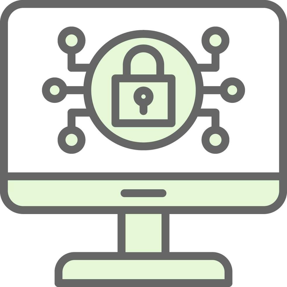 Online Security Risks Vector Icon Design