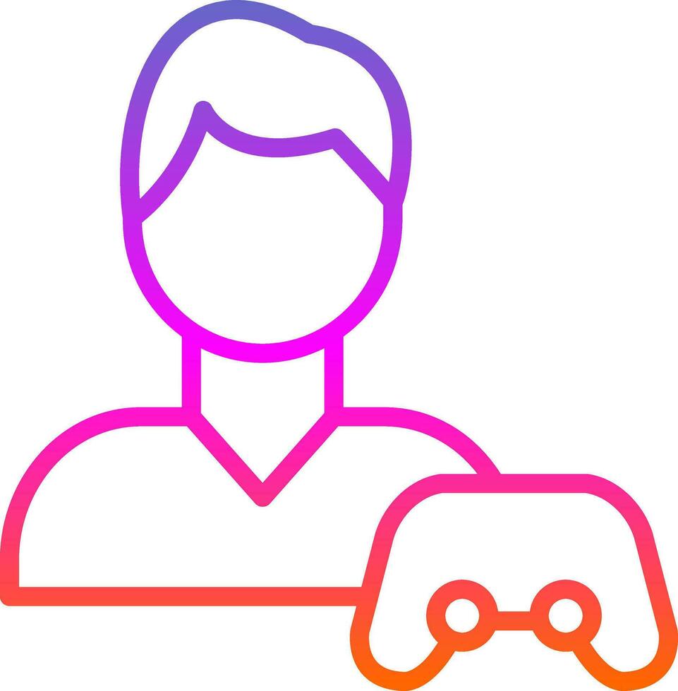 Gamer Vector Icon Design