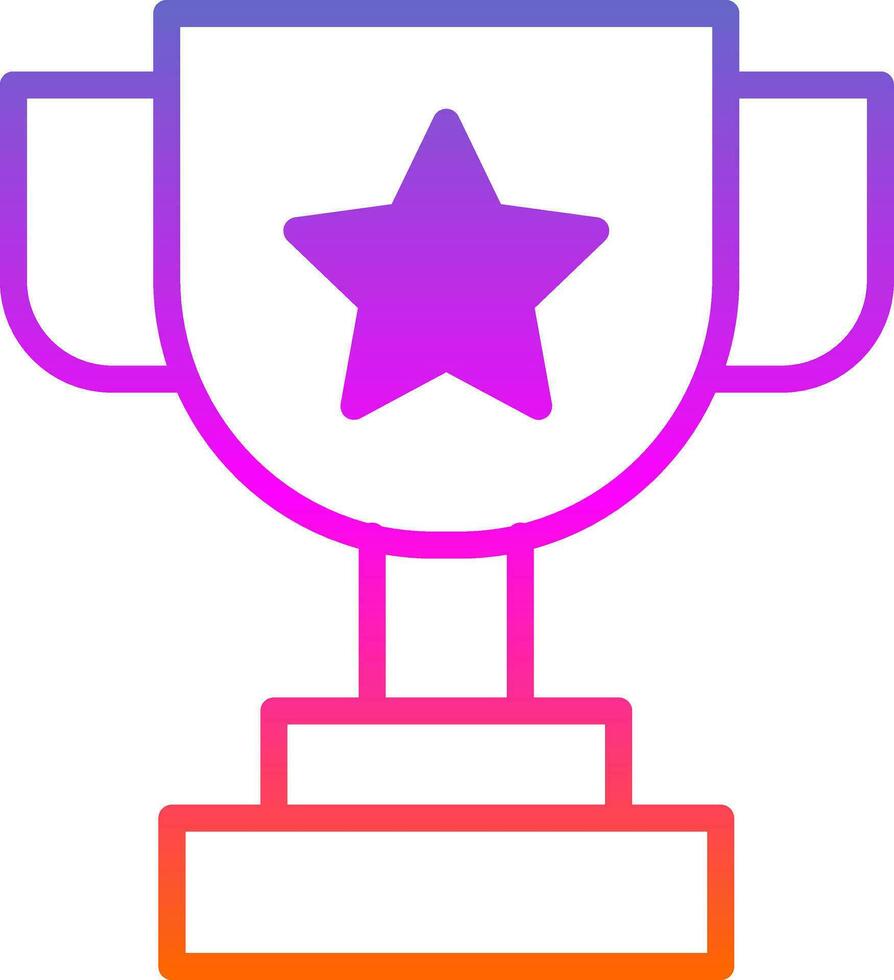 Trophy Vector Icon Design