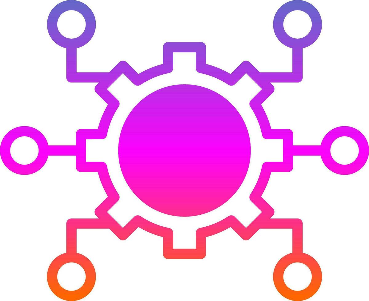 Digital Transformation Vector Icon Design