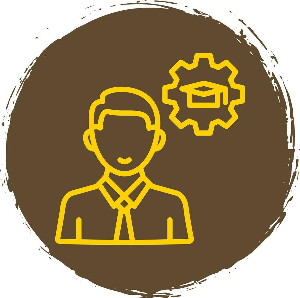 Knowledge Management Vector Icon Design