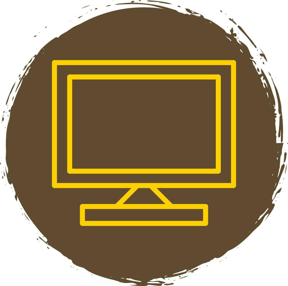 Monitor Screen Vector Icon Design