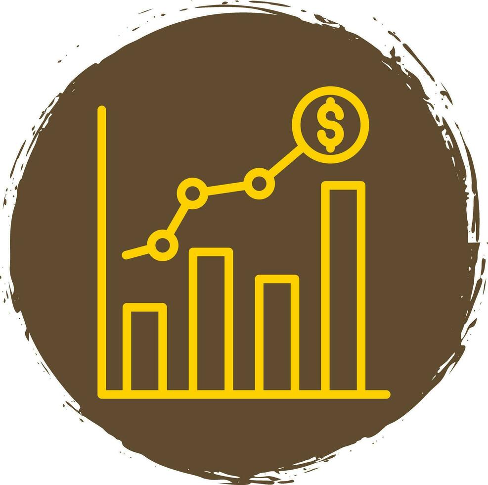 Market Trends Shift Vector Icon Design