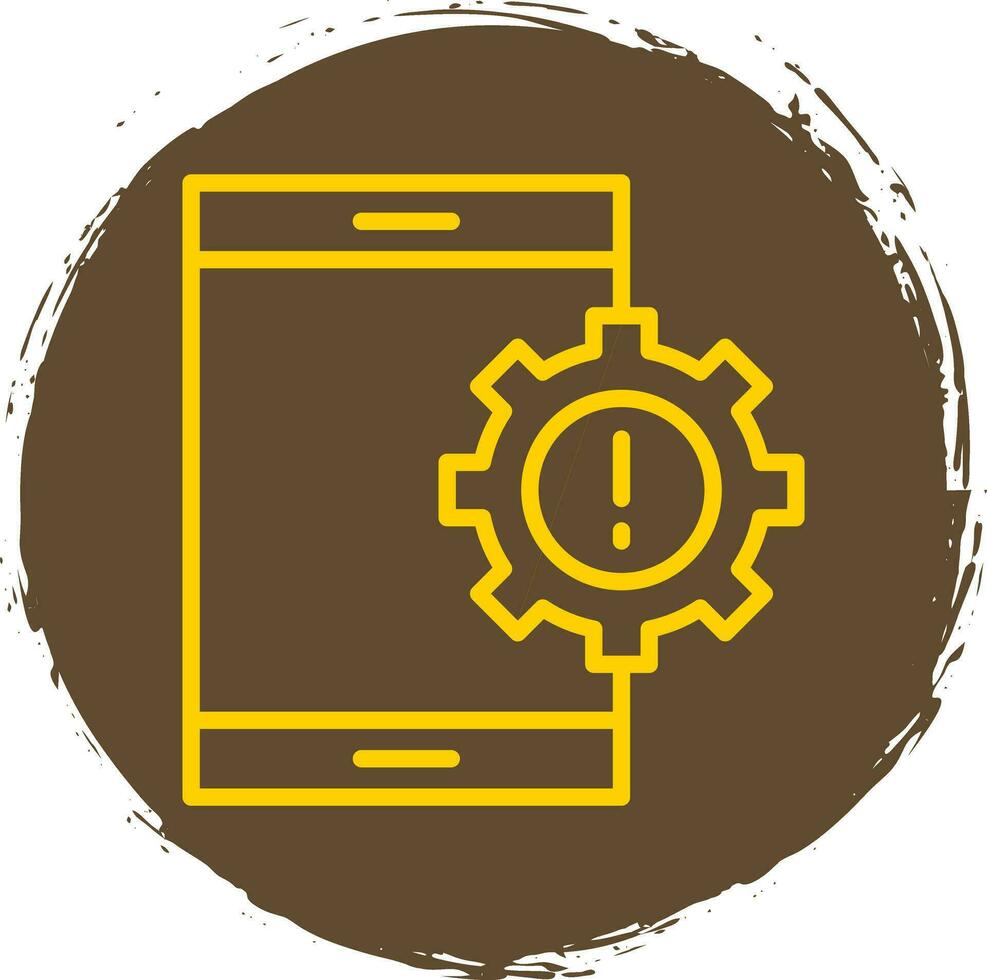 Mobile App Vulnerabilities Vector Icon Design