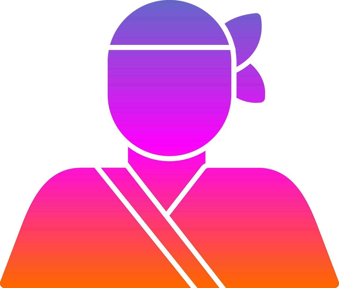 Ninja Vector Icon Design