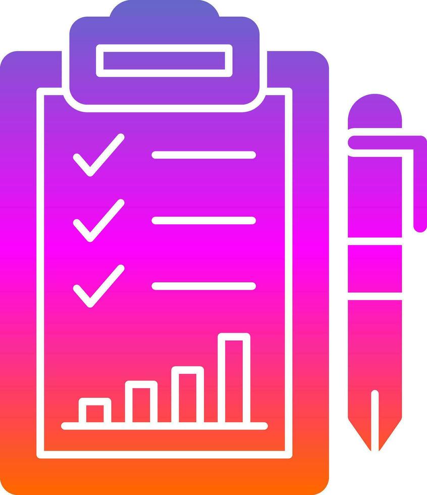 Performance Evaluation Vector Icon Design