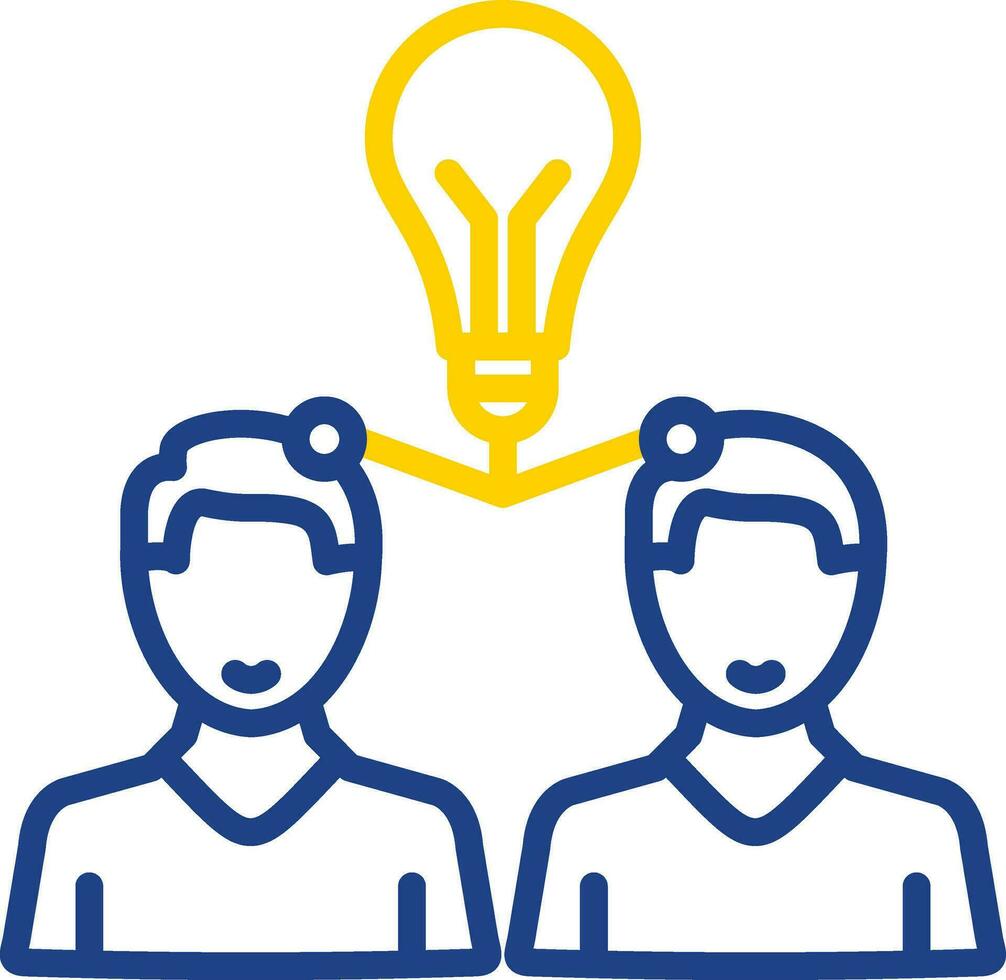 Knowledge Sharing Vector Icon Design