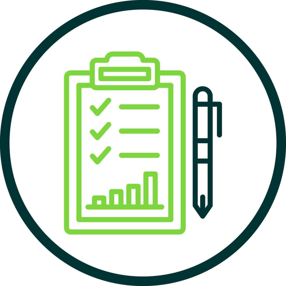 Performance Evaluation Vector Icon Design