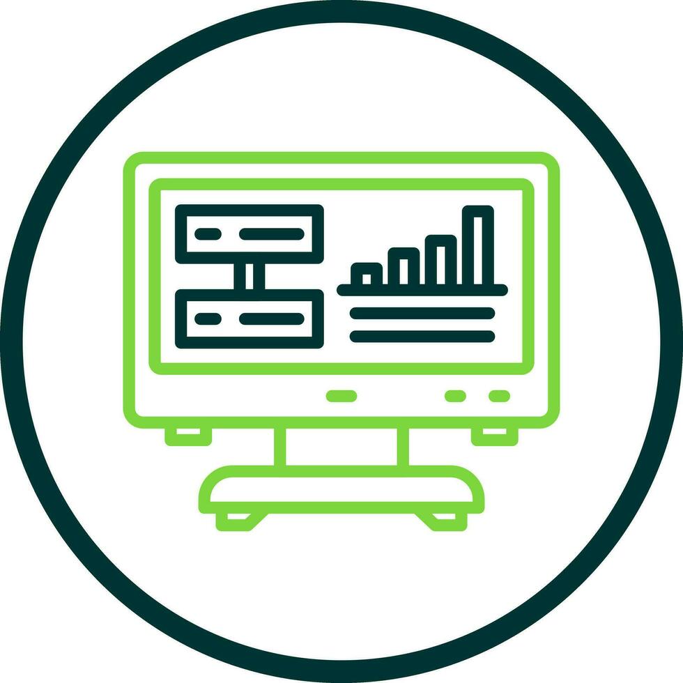 Data Driven Insights Vector Icon Design
