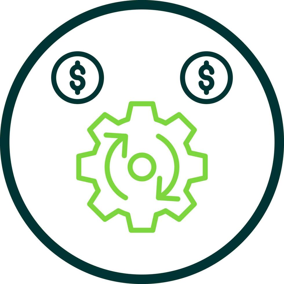 Process Optimization Vector Icon Design