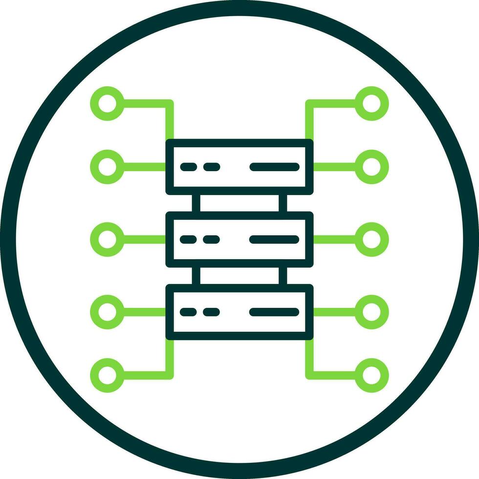Organizational Structure Vector Icon Design