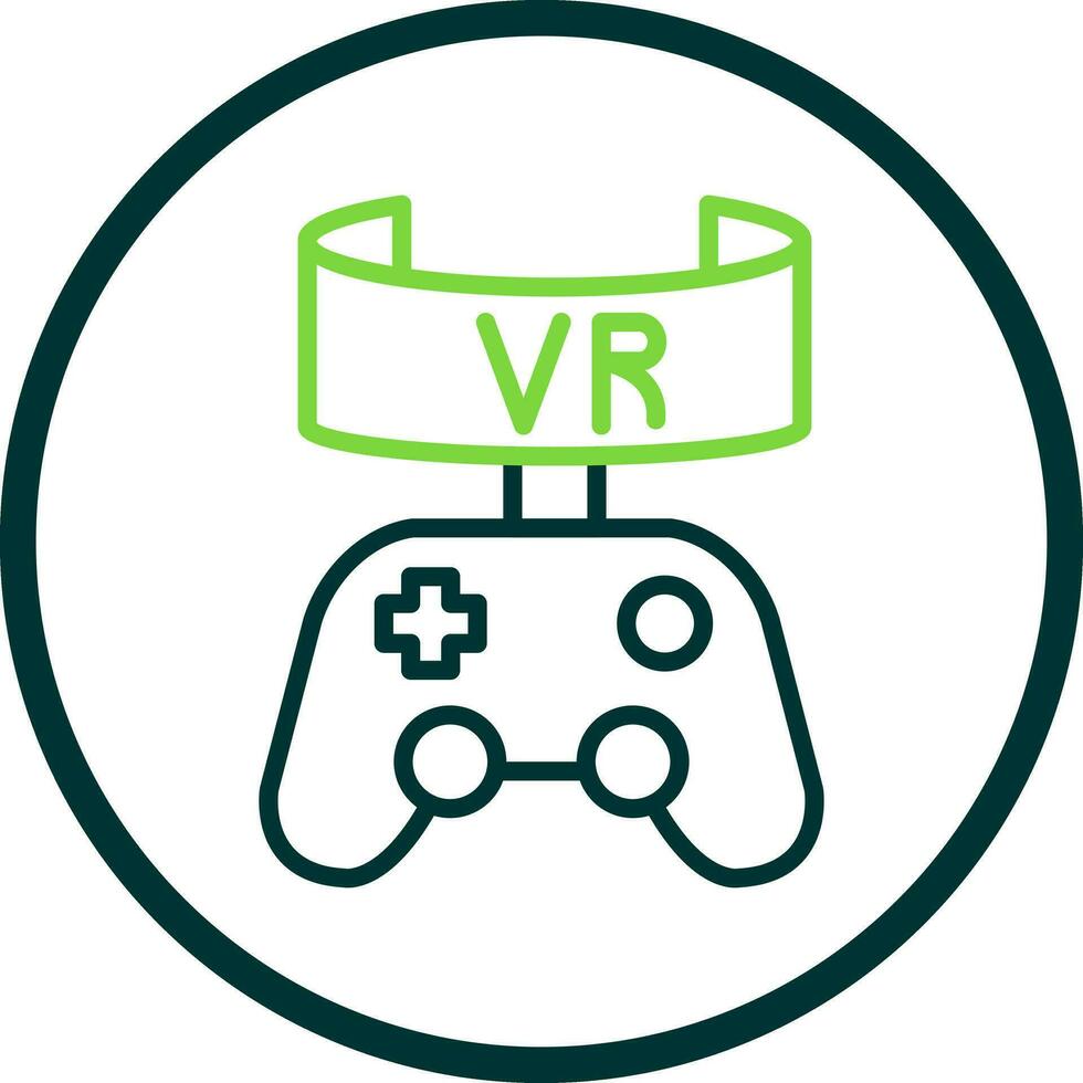 Vr Game Vector Icon Design