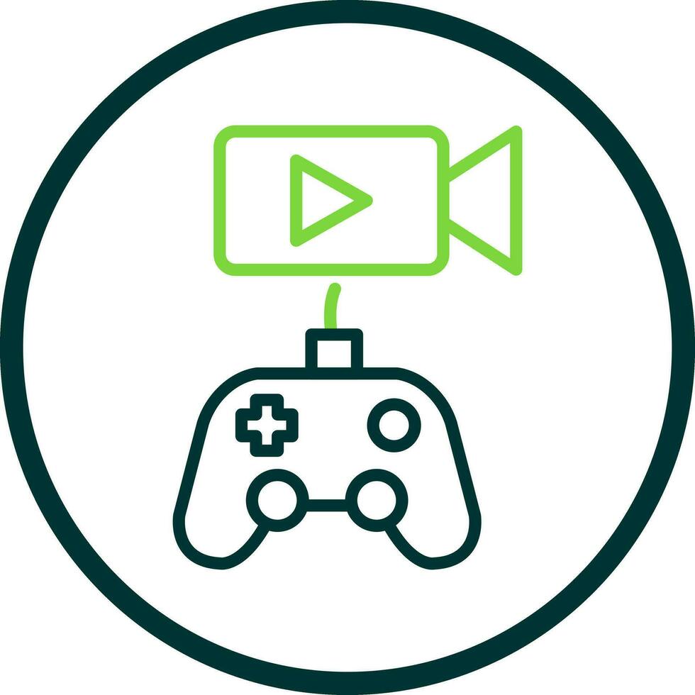 Live Stream Vector Icon Design