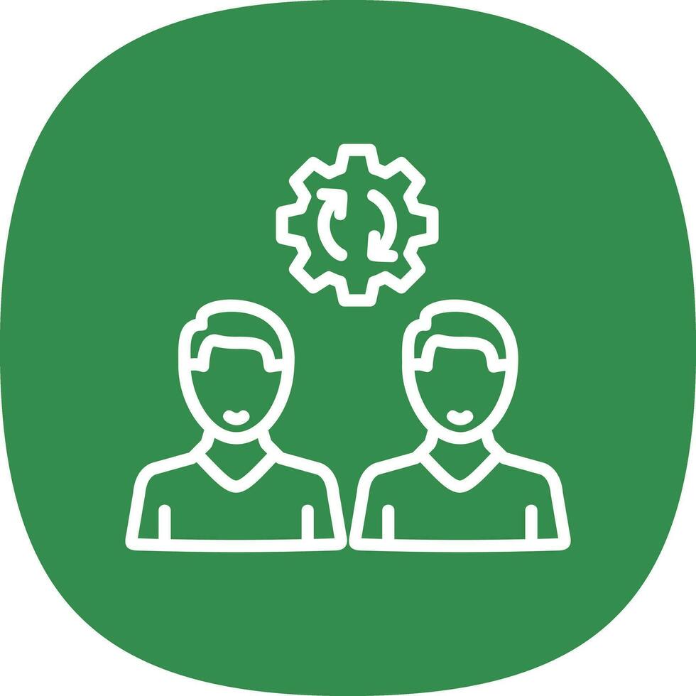 Change Management Vector Icon Design