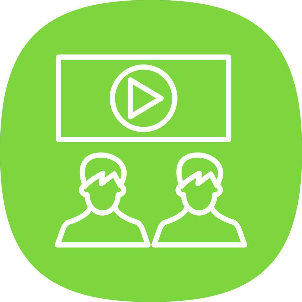 Viewership Vector Icon Design
