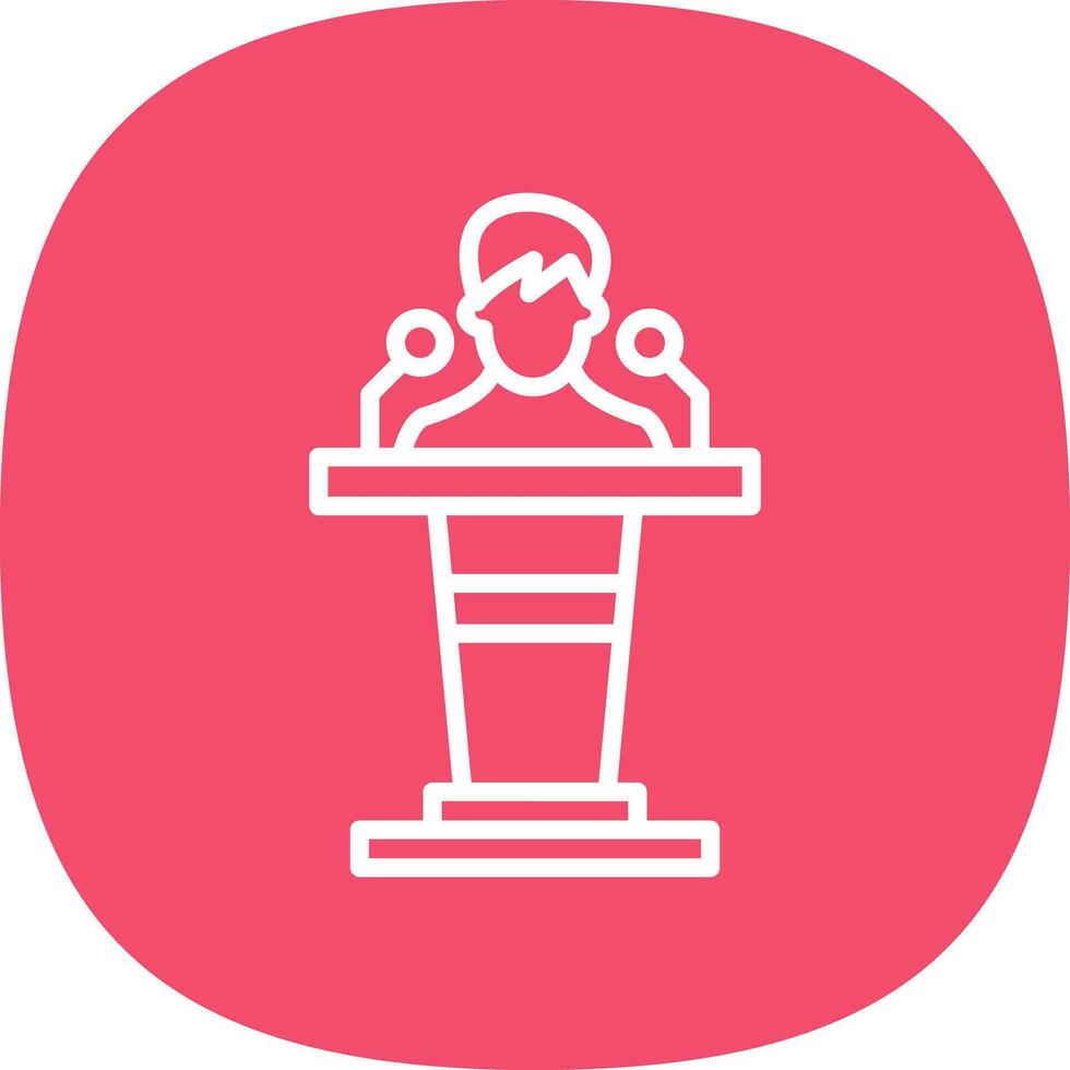 Podium Vector Icon Design