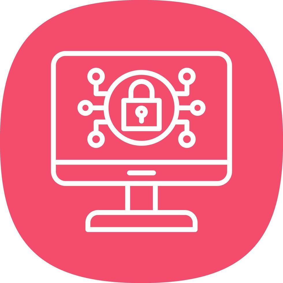 Online Security Risks Vector Icon Design