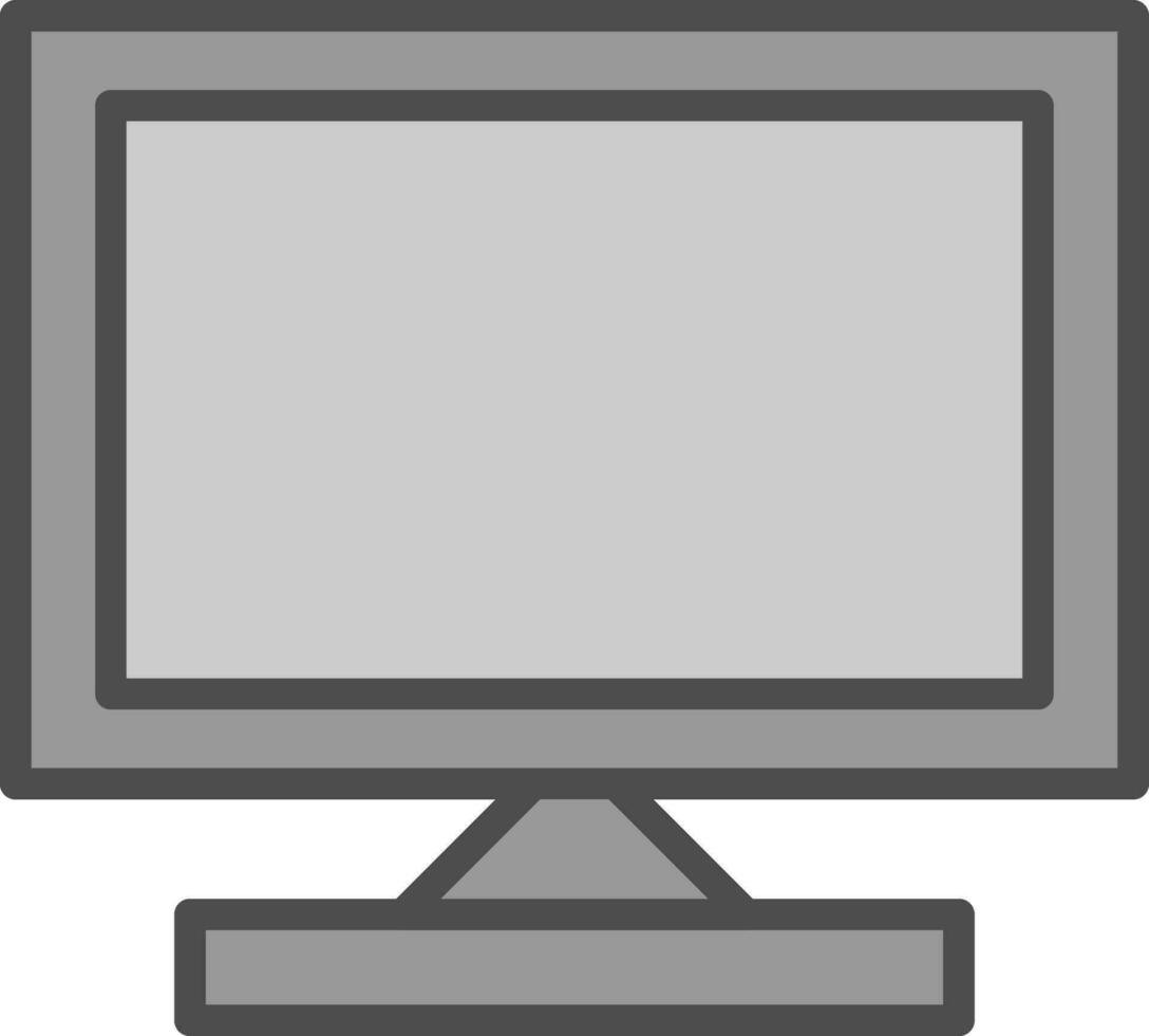 Monitor Screen Vector Icon Design