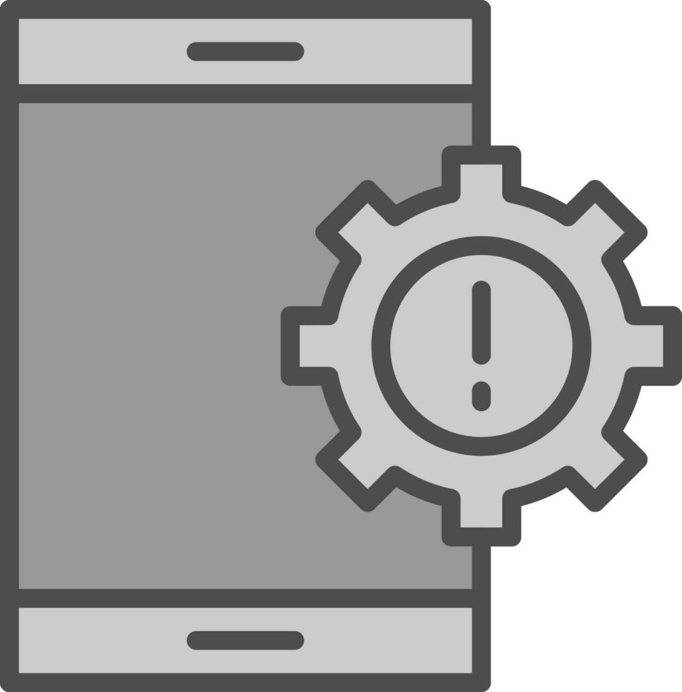 Mobile App Vulnerabilities Vector Icon Design