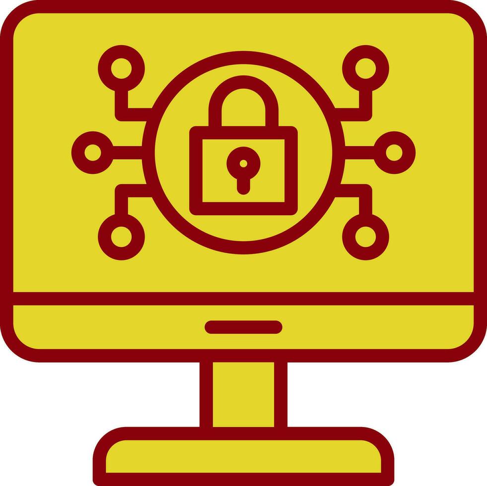 Online Security Risks Vector Icon Design