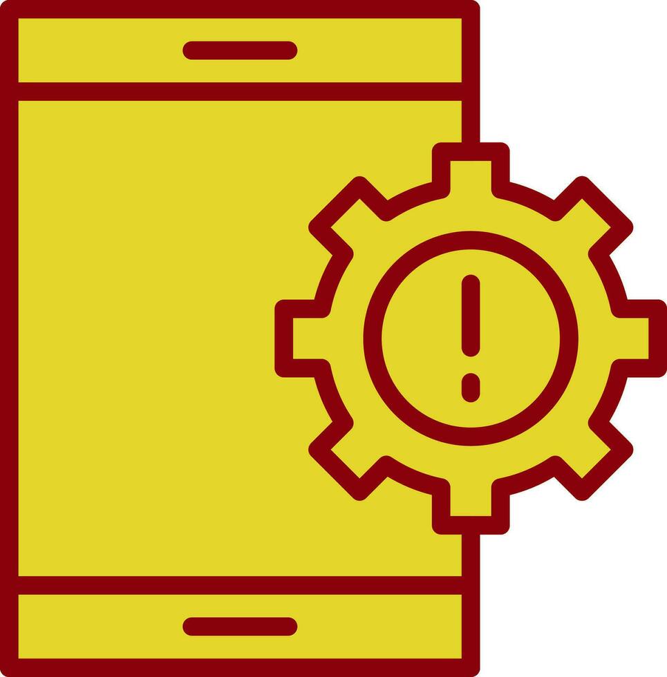Mobile App Vulnerabilities Vector Icon Design