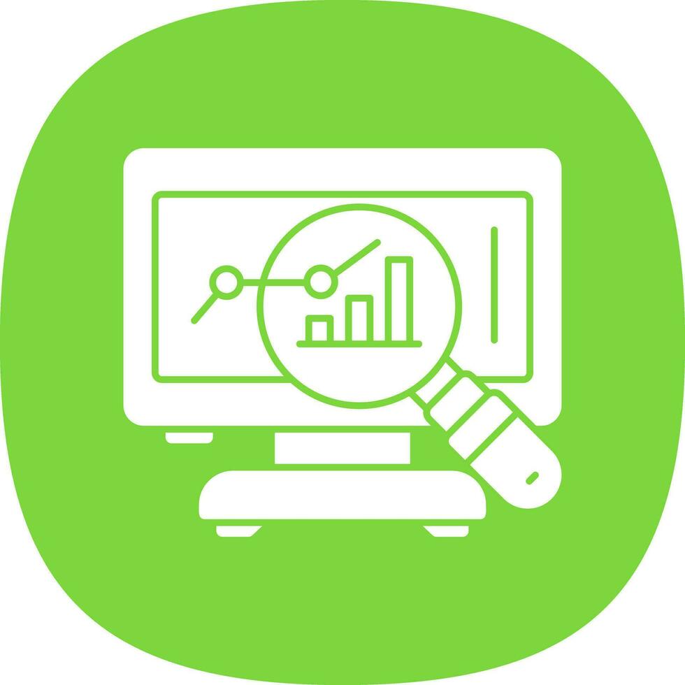 Market Analysis Vector Icon Design