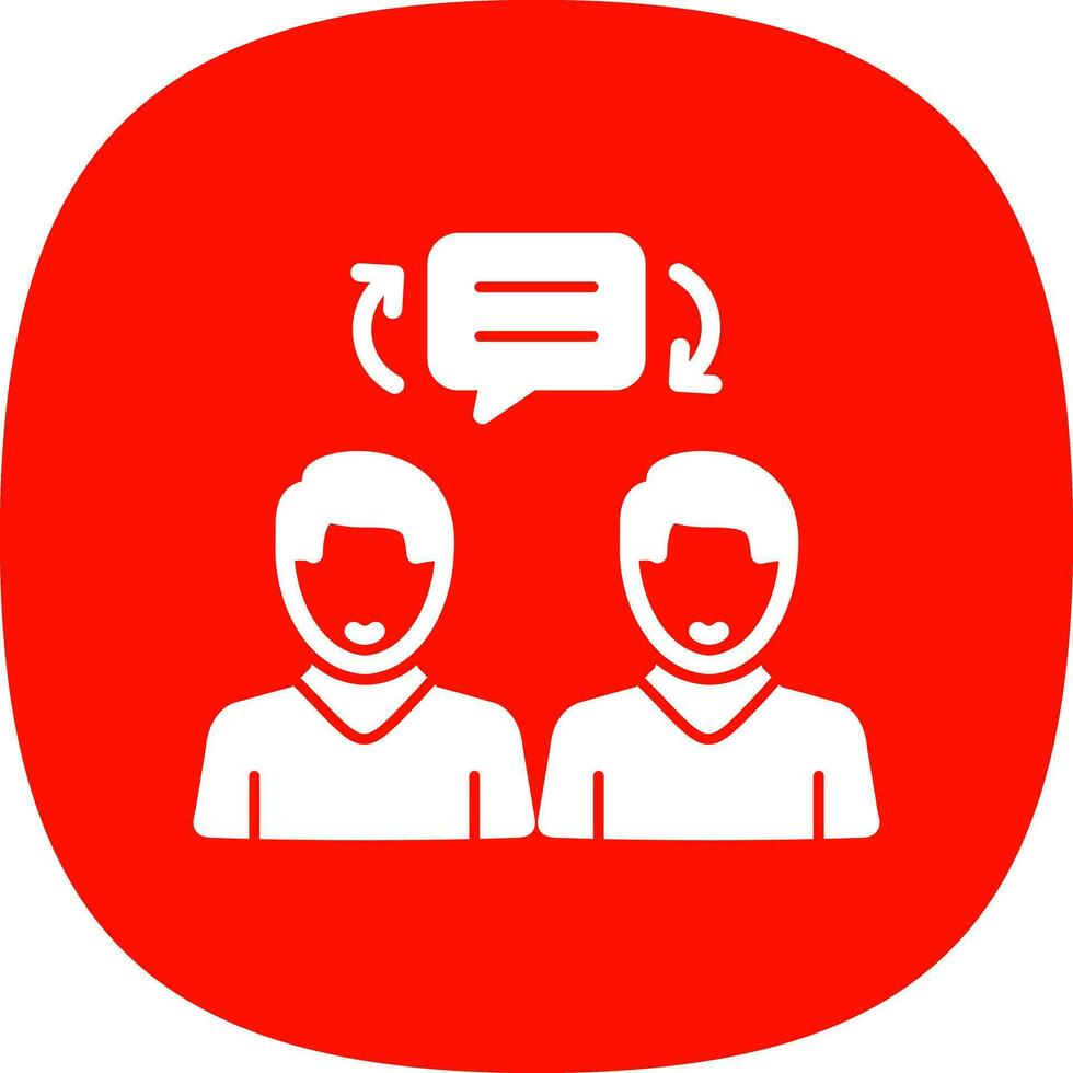 Coaching and Mentoring Vector Icon Design