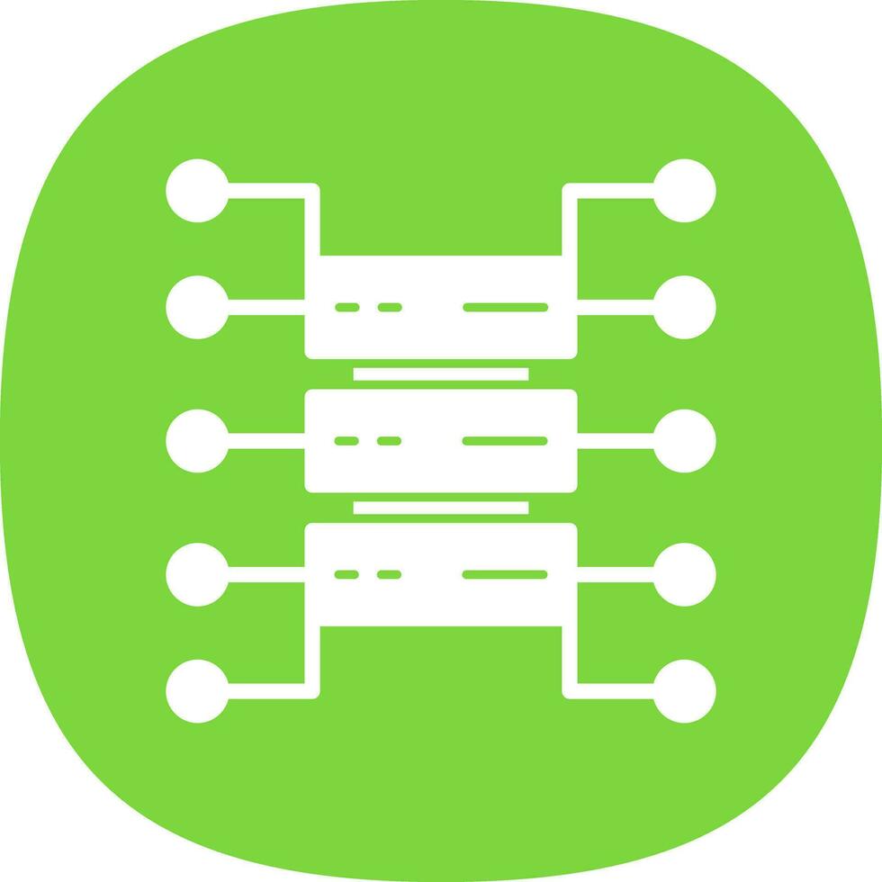Organizational Structure Vector Icon Design