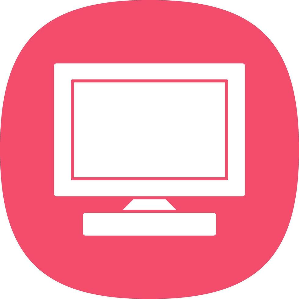 Monitor Screen Vector Icon Design
