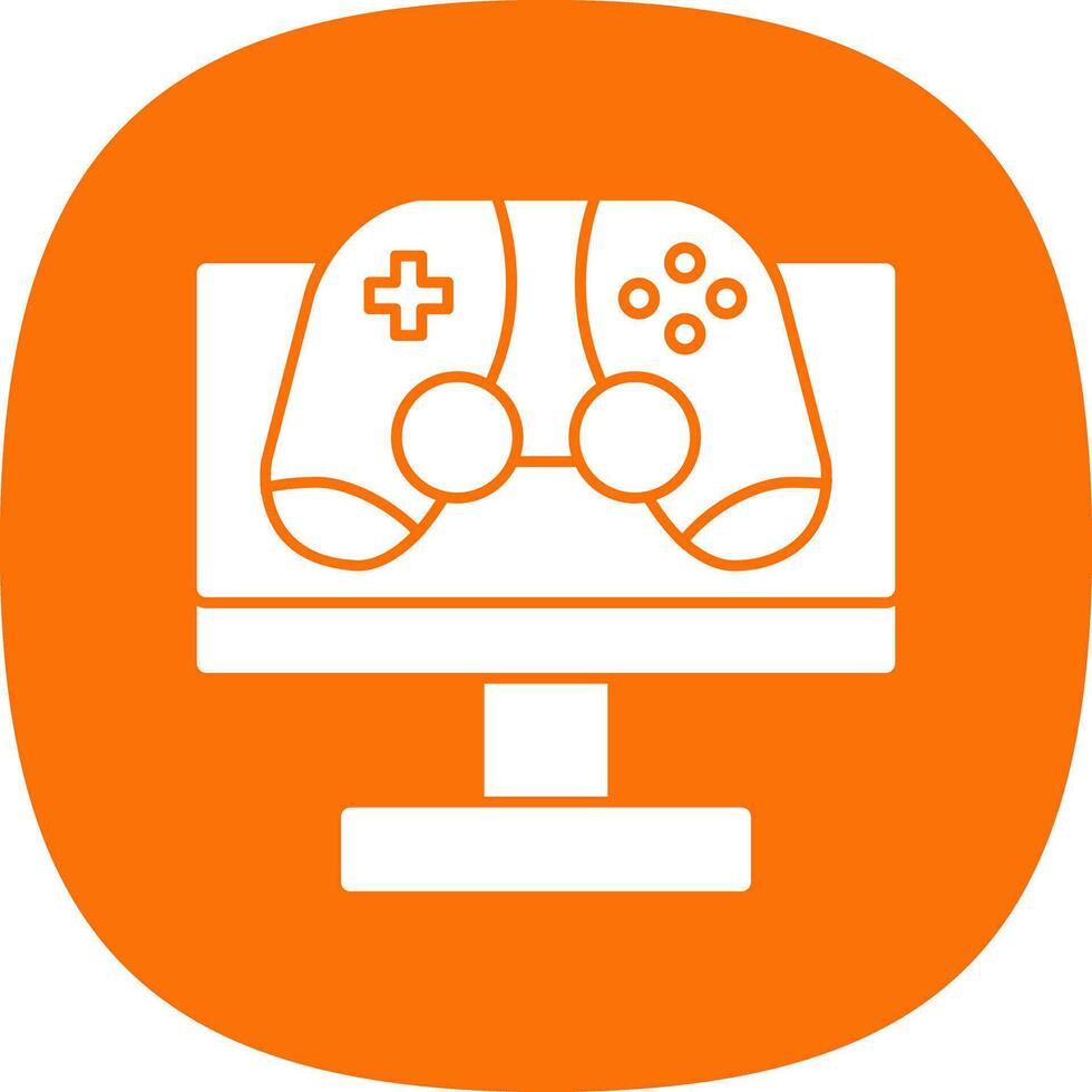 Monitor Screen Vector Icon Design