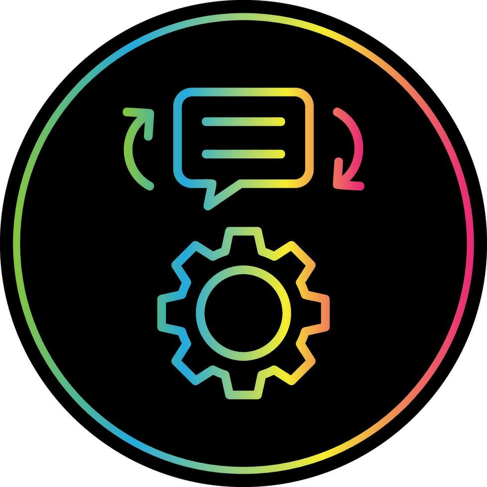 Feedback Mechanisms Vector Icon Design