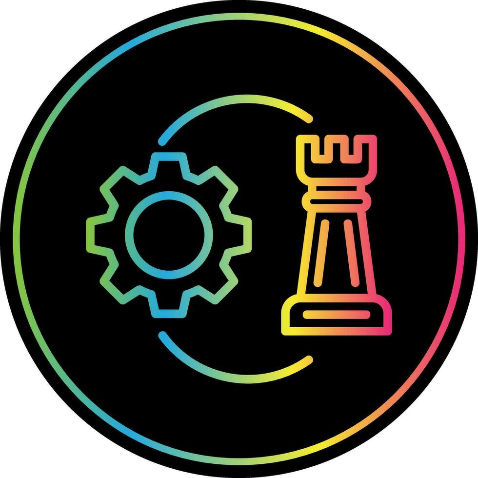 Strategic Execution Vector Icon Design