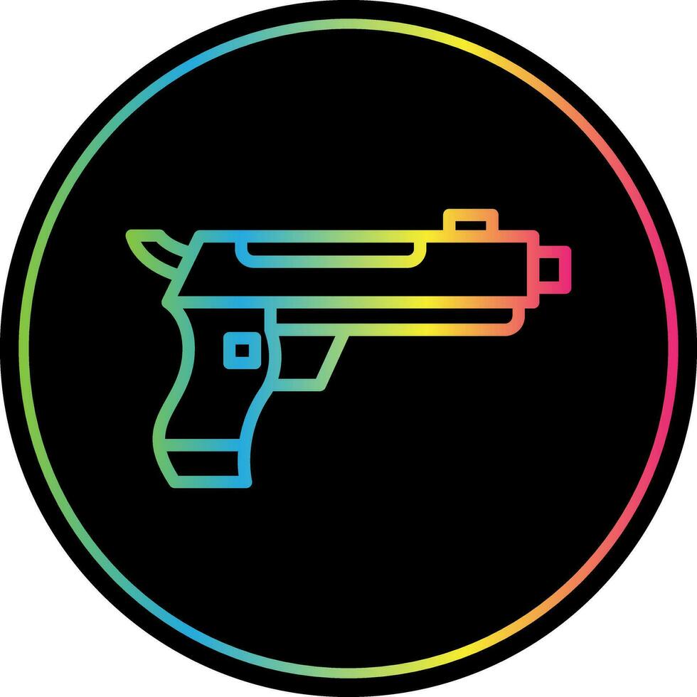 diseño de icono de vector de pistola