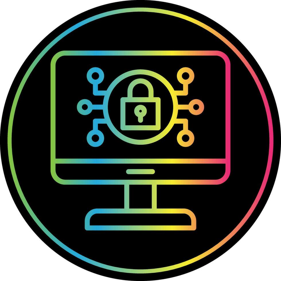 Online Security Risks Vector Icon Design