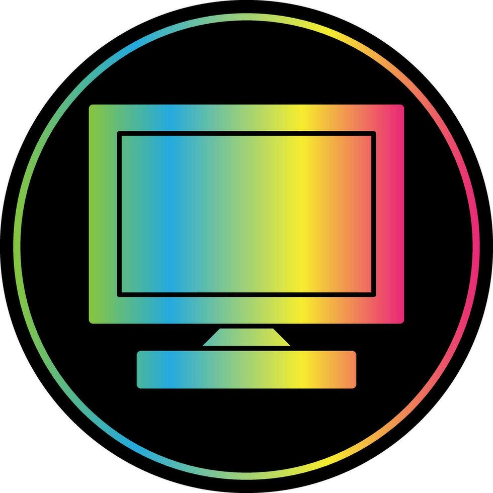 Monitor Screen Vector Icon Design